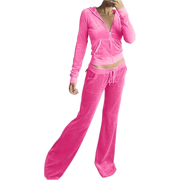 Amazon.com: Juicy Couture Velour Pink Party Tracksuit Size