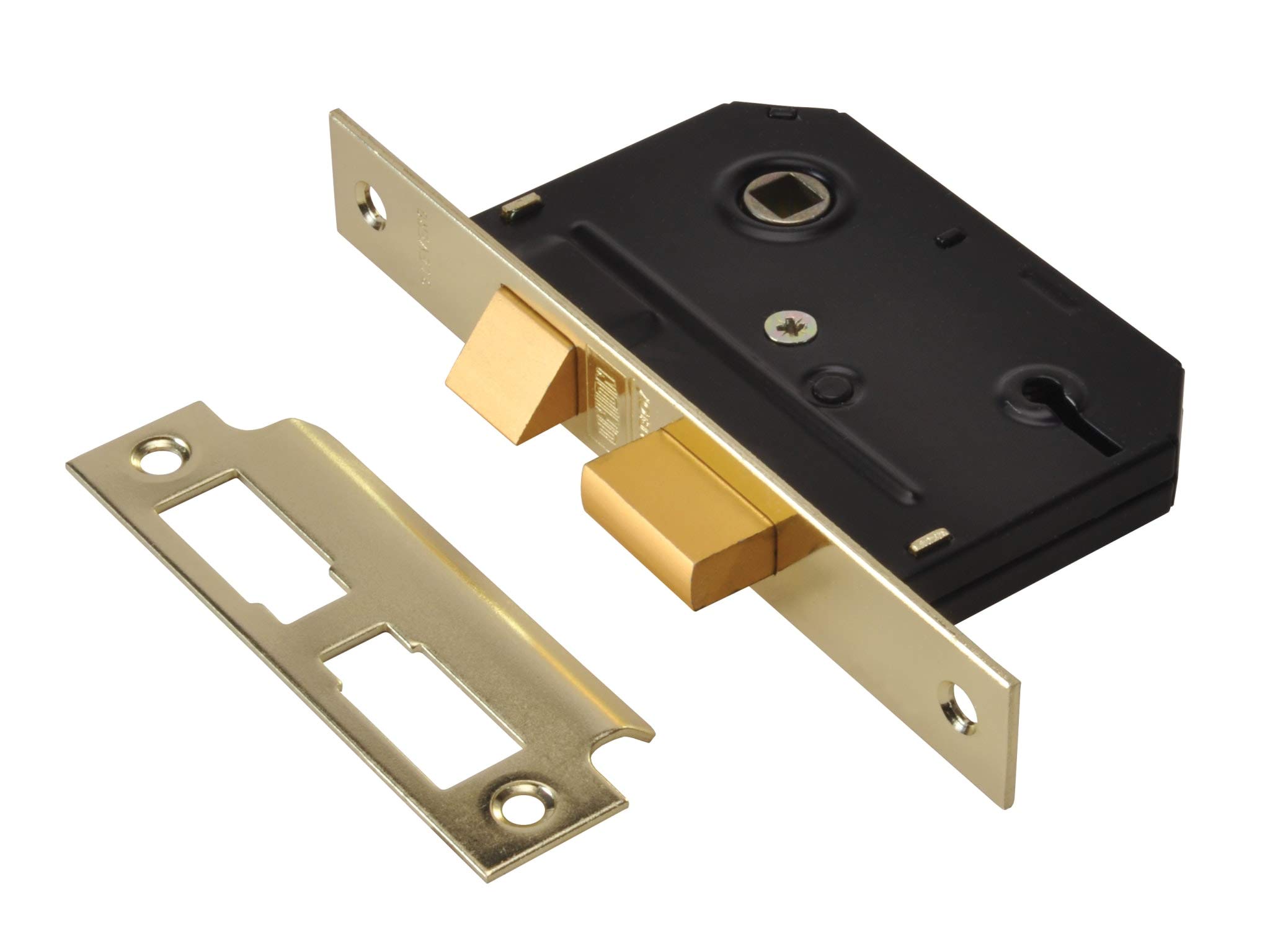 UNION UNNYESSLPB25 Mortice Sashlocks-3 Lever,Gold