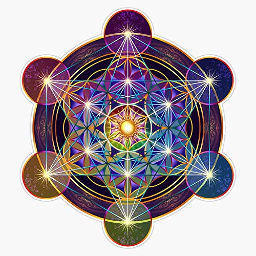 Metatron'S Cube Merkabah Sticker Vinyl Bumper Sticker Decal Waterproof 5" Pricepulse