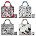 LOQI Pen Art Collection Pouch, Set of 4 Reusable Bags