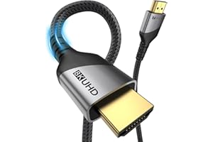 Northetech 3M HDMI Cable 8K (HDMI 2.1, 48Gbps) Ultra High Speed Gold-Plated Connectors | 8K@60Hz 4K@120Hz 1080P 3D Ethernet A