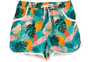 Deerose Kids American Flag Swim Shorts Quick Dry Swimming Board Shorts Active Swim Trunk 5-14 Years