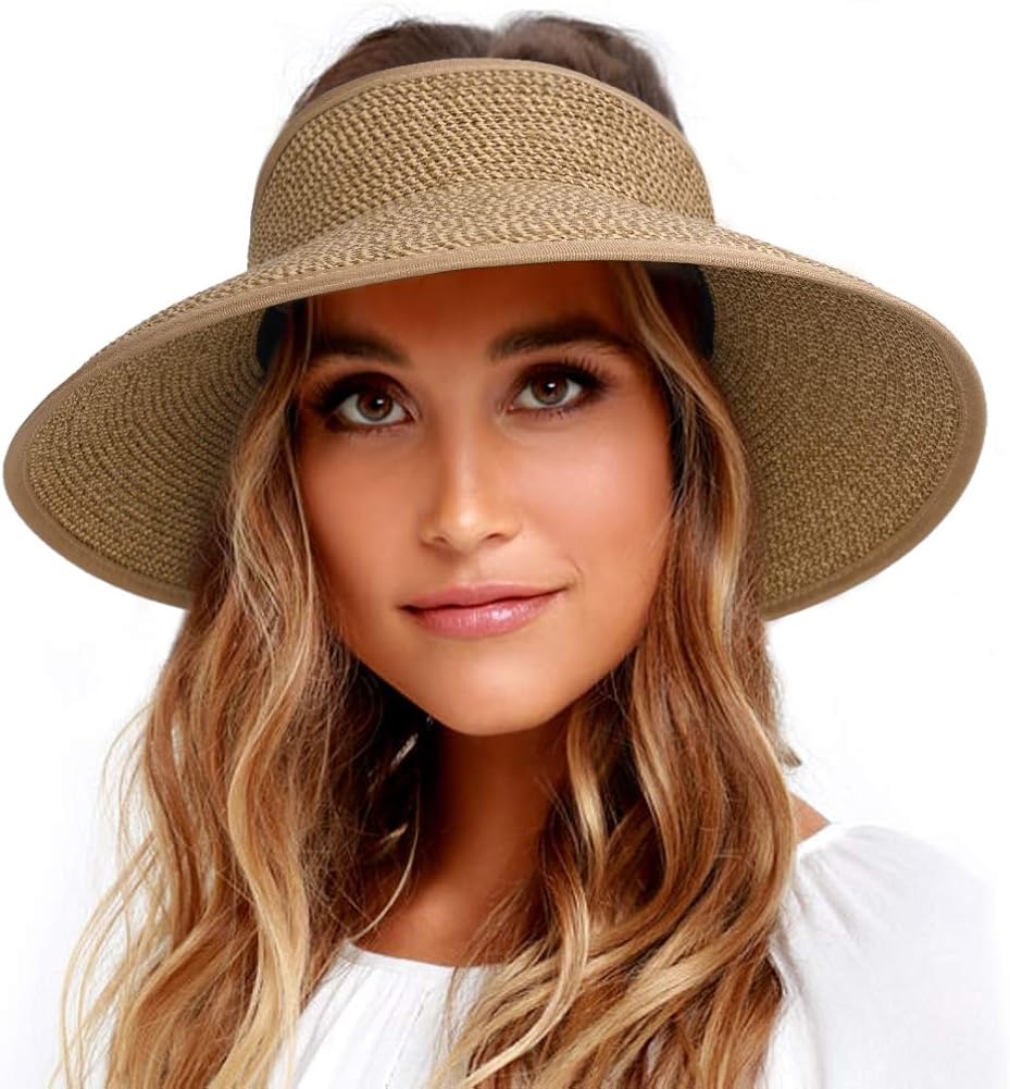 MURYOBAO Cappello Donna Estivo - Tesa Larga UPF 50+, Pieghevole, Per Spiaggia E Viaggi - Foto 2