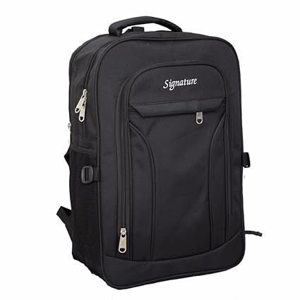 Kuber Industries� 40 Ltrs Large Laptop Bag, Office Backpack (Black) - KI9033