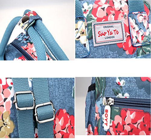 Nylon Waterproof Tote Bag Shoulder Bag for Gym Hiking Picnic Travel Beach Backpack Handbag Women Messenger Bags - Thumbnail 3