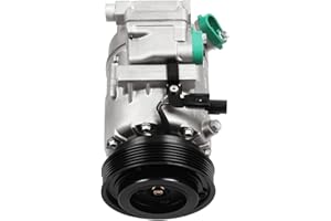 cciyu Air Conditioning Compressor for Hyundai Sonata 2006-2008 for Hyundai Santa Fe 2.7L 2007-2009 Replaces AC Compressor for Car VS18 6 Grooves