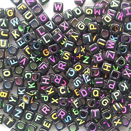 3 Amaonm+Colorful+Alphabet+Bracelets+Children