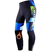 Cycling Pants for Men Road Bike Compression Tights Winter Biking Bottoms with Padding UV Proof