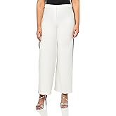 KARL LAGERFELD Womens Piping Detail Wide Leg Pant