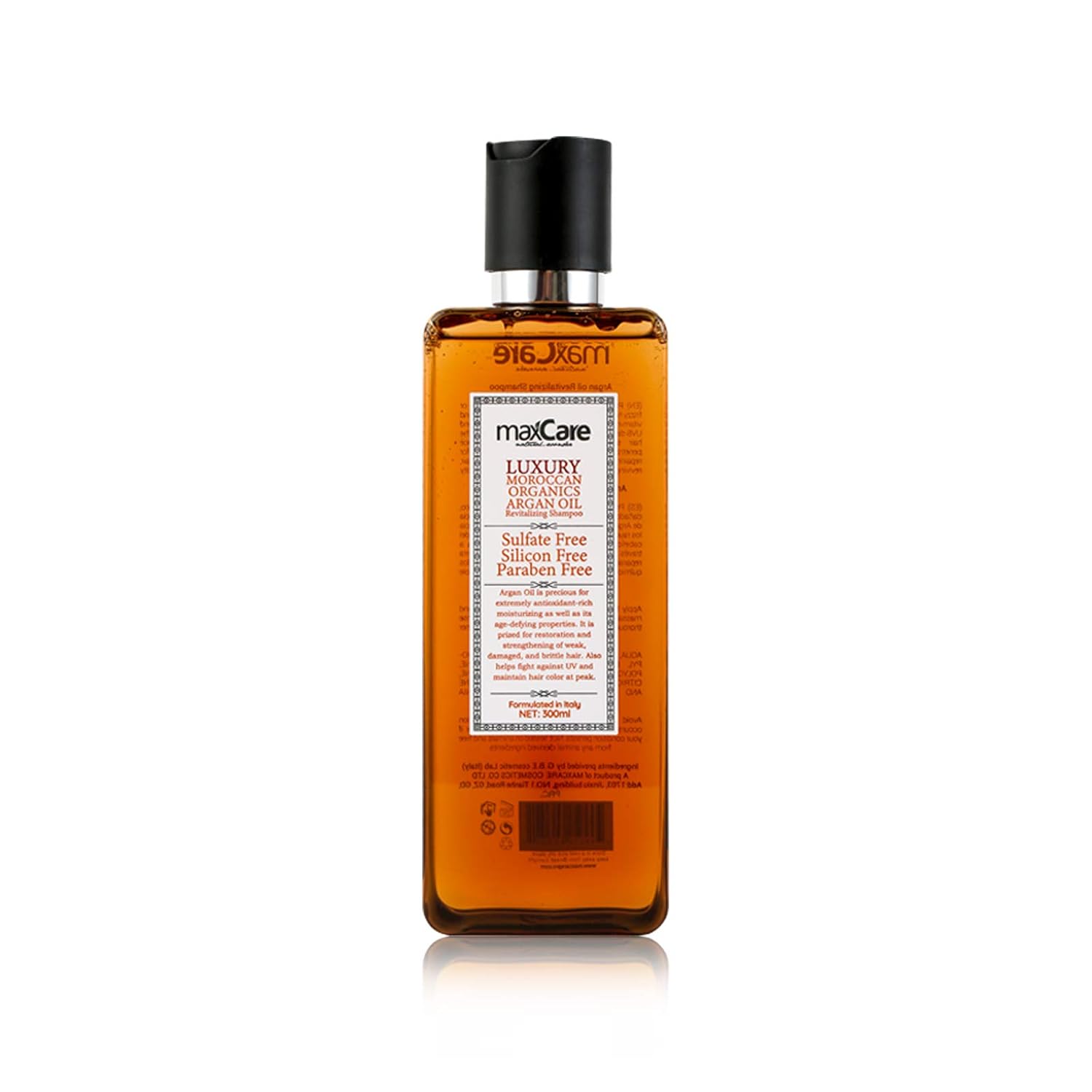 Amazon Com Maxcare Moroccan Organic Argan Oil Shampoo Sls