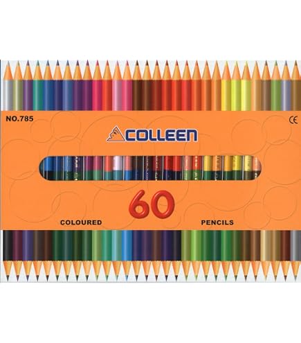Amazon.com: Colleen Colored Pencils Hexagon Set 24 Colors : Toys