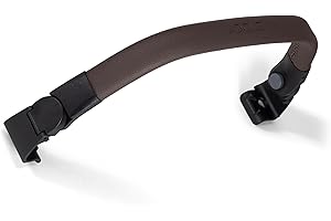 Joolz Aer2 Bumper Bar – Foldable Baby Bumper -Stays on Your Aer2 Stroller When Folded - Easy One-Hand Open on Both Sides - Soft Grip Handle - Joolz Must-Have Stroller Accessory (Mid Brown Carbon)