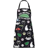 BNQL Anime Apron Cartoon Movie Anime Inspired Gifts for Anime Lover Gifts for Anime Fans Animated Movie Merch Anime Cooking Apron