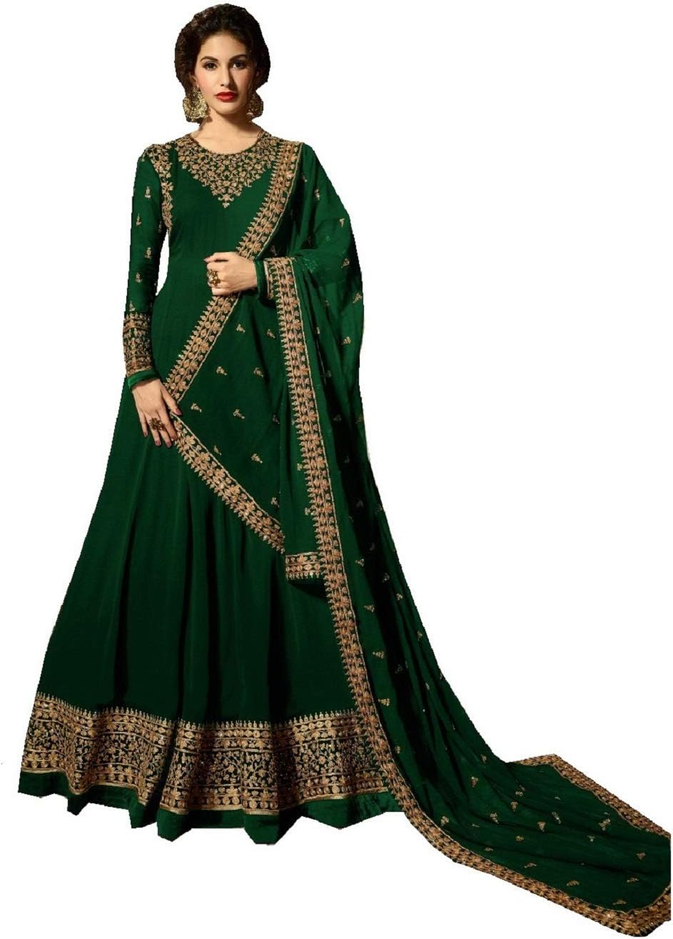 DelisaIndian/Pakistani Bollywood Party Wear Long Anarkali Gown for Womens NG
