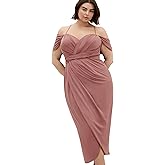 City Chic Women's Plus Size Maxi Cocktail Dress - Entwine