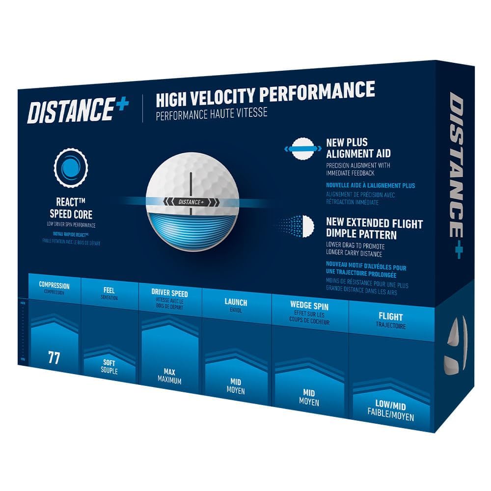 TaylorMade Golf Distance+ Golf Balls