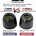 misodiko M550 Memory Foam Earbuds Tips Replacement for Jaybird X4 X3 X2, BlueBuds X, Freedom F5 in-Ear Earphones Eartips (3-Pairs, Large)