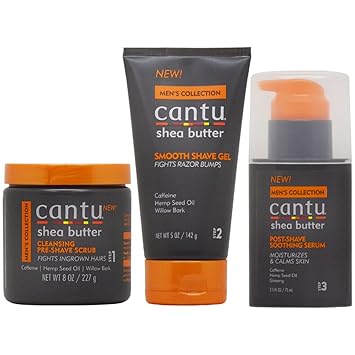 Amazon Com Cantu Men S Collection Shaving 3 Step Set Beauty