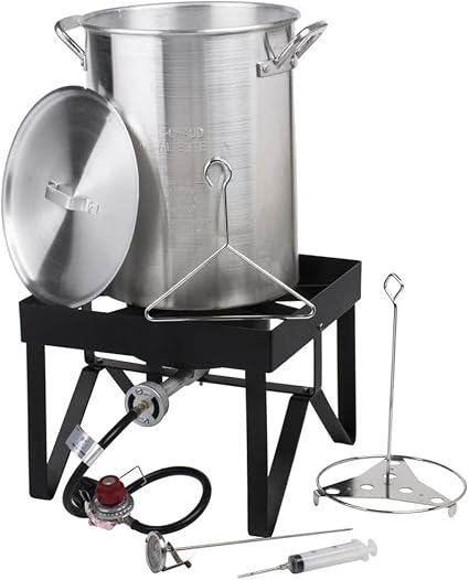 Amazon Com Backyard Pro 30 Qt Turkey Fryer Kit 55 000 Btu Garden Outdoor