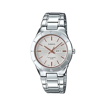 Elite White Rose Gold Women Watch with Polish Warranty