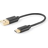Short USB to USB C Cable, CableCreation USB A to USB C 3A Fast Charge, Compatible with MacBook (Pro), Galaxy S20/S10/S9, Pixe