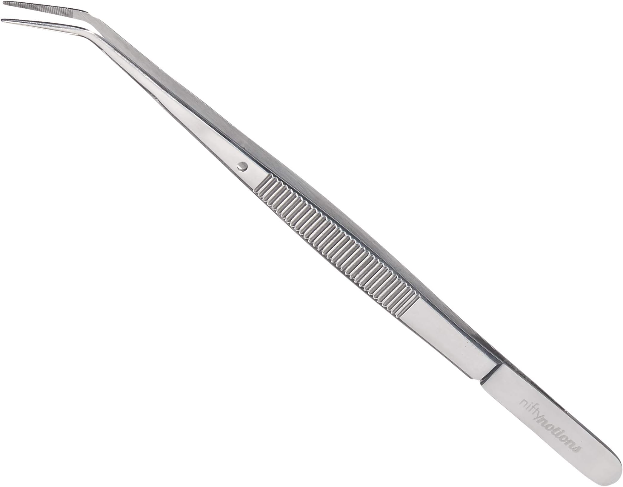 Nifty Notions 6" Bent Tweezers - Perfect for Sergers
