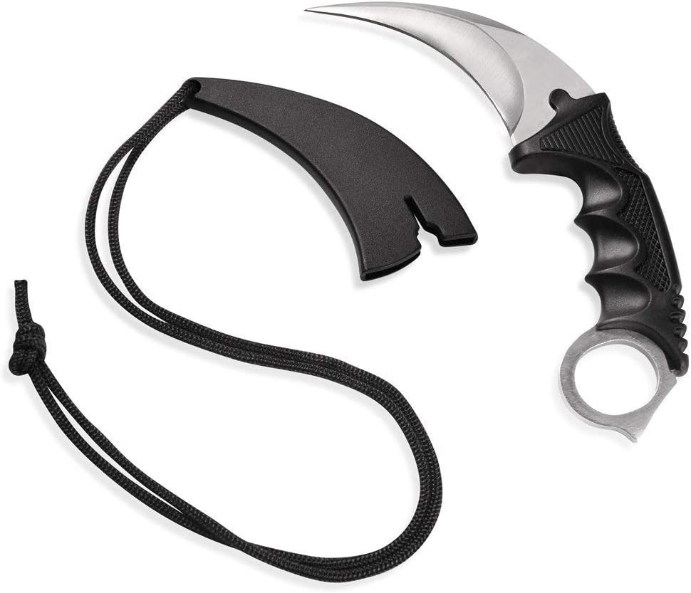 Nvetls C-S Tool Imitative with Sheath for Game Fans and Outdoor Activities (Silver)