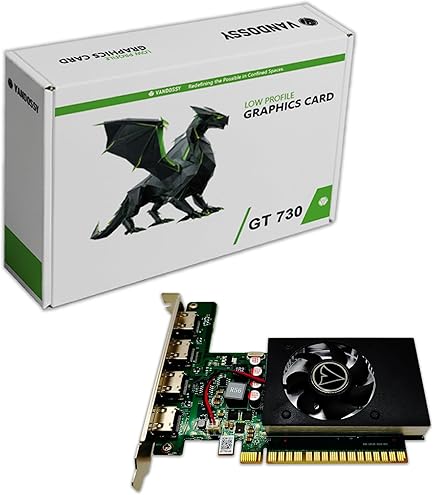 Asus GT730-4H-SL-2GD5 GeForce GT 730 2GB GDRR5 con 4 Puertos HDMI