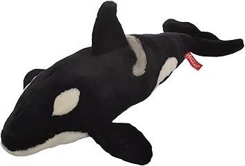 Hamleys Killer Whale Soft Toy (Black and White)
