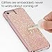iPhone 8 Case, iPhone 7 Case, MIRACASE Bling Sparkle Dual Layer Shockproof Hard Cover Soft Bumper Girls Women Protective Glitter Case for iPhone 7 /8 /6 /6S (4.7