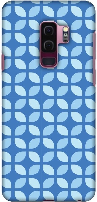 Amzer Slim Fit Hard Snap On Shell Case Back Cover with USB Type C Cable and Screen Cleaning Kit Skin for Samsung Galaxy S9 Plus - Geometric Flowers 3 HD Color, Ultra Light Back Case