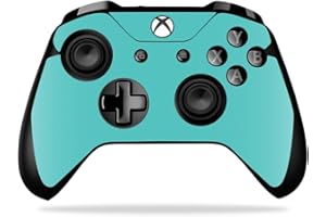 MIGHTY SKINS MightySkins Skin Compatible with Microsoft Xbox One X Controller - Solid Turquoise | Protective, Durable, and Unique Vinyl wrap Cover | Easy to Apply, Remove, and Change Styles | Made in The USA