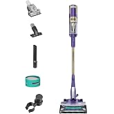 Shark PowerDetect Corded Stick Vacuum, Self-Cleaning, Eggplant, HZ4002 | DuoClean Detect Sensors, Floor and Direction Detect, HEPA Seal, Odor Neutralizer, Self-Standing, Pet Power Brush