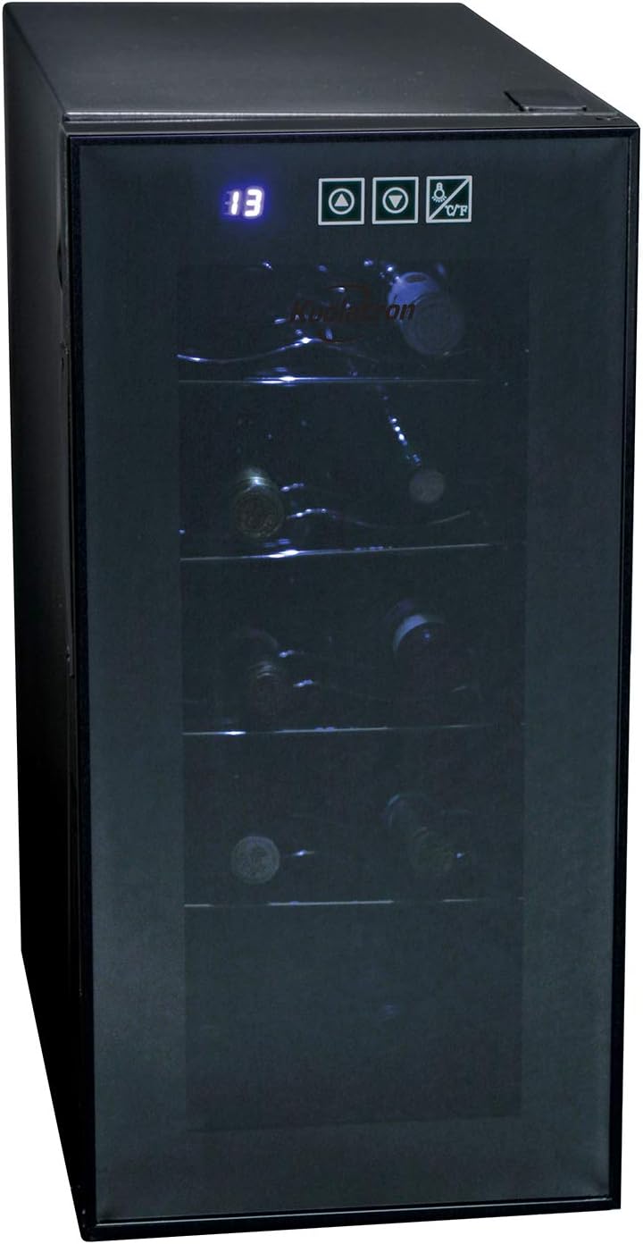 Koolatron KWT10BN, Wine Cooler with 10 Bottle Capacity, VibrationFree
