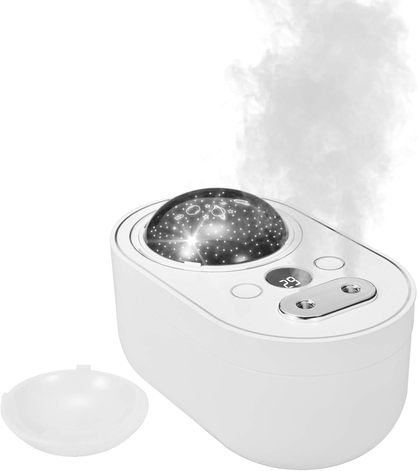 images Star Projector Humidifier For Bedroom xjh cool mist humidifier with star night light projector for kids room ultrasonic humidifiers for bedroom 1l mini humidifier with dual mists for
