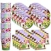 Fairy Garden Birthday Party Supplies Set Plates Napkins Cups Tableware Kit for 16