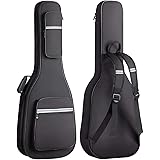 CAHAYA Electric Guitar Bag Premium Padded Gig Bag Soft Case 0.5inch Thick Padding with Reflective Bands