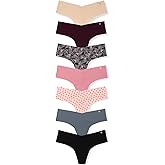 Victoria's Secret Women's No Show Thong Underwear, Panties for Women, Multi Pack (XS-XXL)