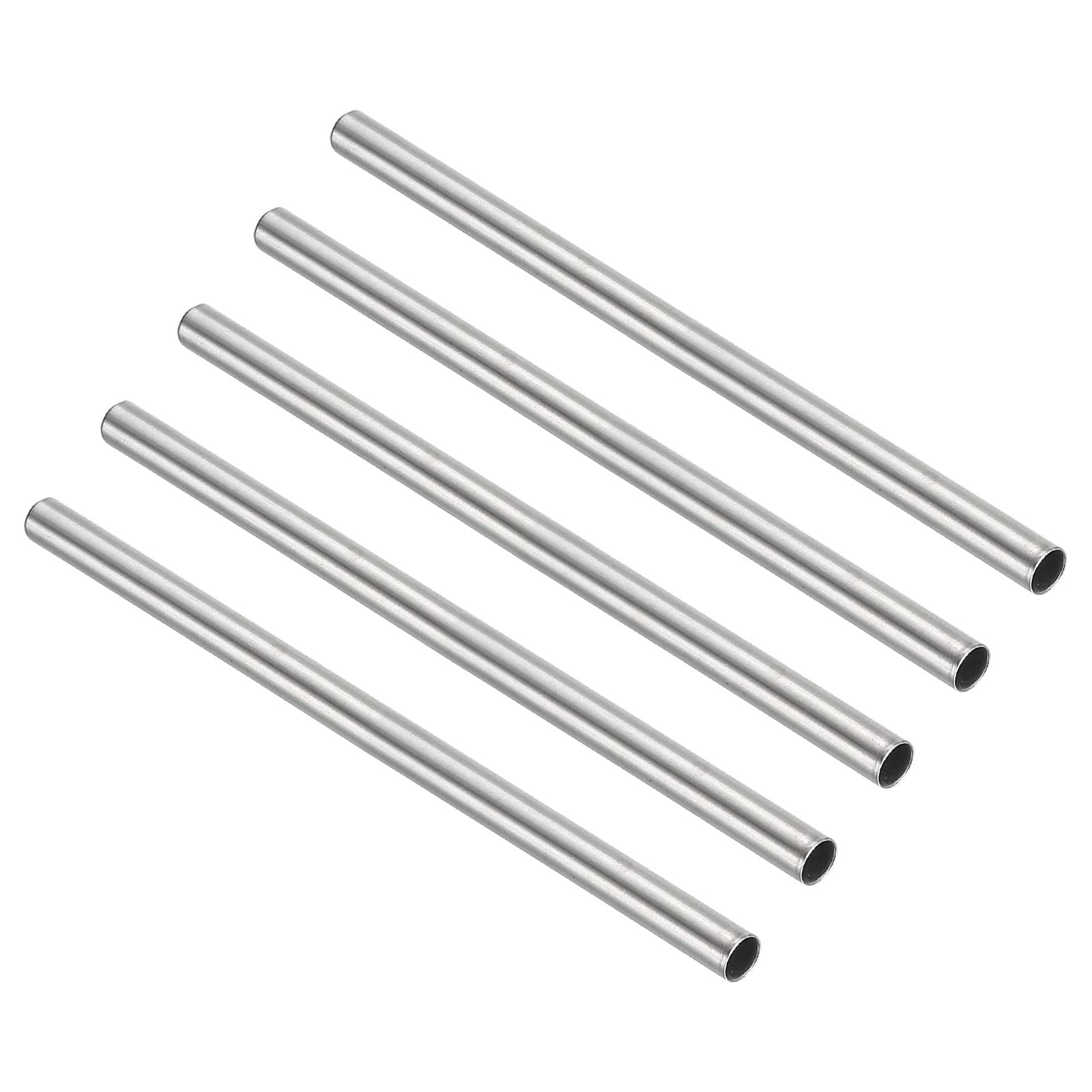 PATIKIL Thermowell Pipe Immersion Well 5/32" ID 3/16" OD 4" Stainless Steel 304 for Weldless Thermowell Brewing Thermometer 5pcs