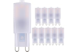 Cheopha G9 LED Light Bulbs 2.5W 2700K Warm White G9 Bi Pin Base 25W Halogen Lamp Equivalent for Chandelier Pendant Table Lamp