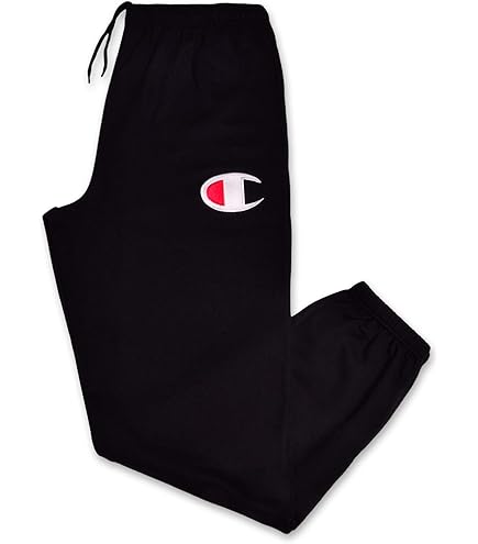 Amazon.com: Champion Big and Tall Lightweight Sweatpants for Men - Jersey  Cotton Jogger Pants Black : Sports \u0026 Outdoors