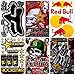 6 Rockstar Energy Drink Metal Mulisha Yamaha Kawasaki Motocross Racing Helmet Motorcycle Decal Sticker