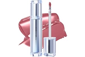 JUDYDOLL Ice Watery Lip Gloss- Long Lasting & Transfer-Proof, Infused with 86% Essence with Ice Iron Applicator, Non-Sticky Glossy Finish for Daily Wear, Mirror Lip Glazes, Moisturizing Plumping Gloss