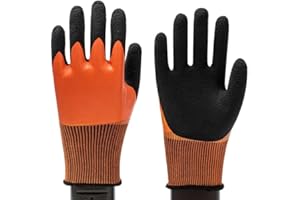 YISINAR Women Men Waterproof Fishing Gloves,Anti-Slip Catch Fish Gloves,Puncture Proof Fishing Gloves for Handling,Catching,Cleaning