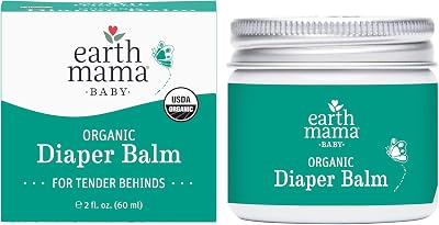 Earth Mama Angel Baby Bottom Balm Calendula 2 oz Organic Diaper Cream