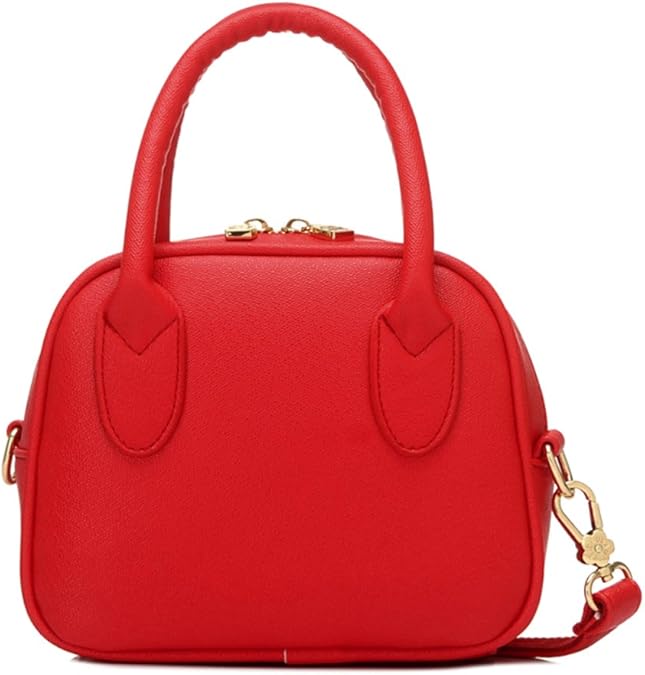 FAIRYSAN Women Cute Cross Body Bag Simple Style Pu Leather Handbag Mini