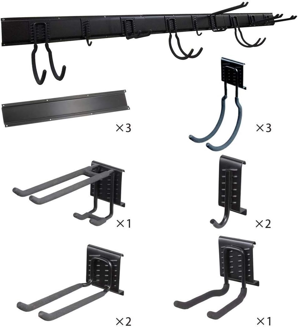 Ultrawall Garage Storage System,12PCS Garage Hanger Tool Organizer with Hooks, Hanger: Home & Kitchen
