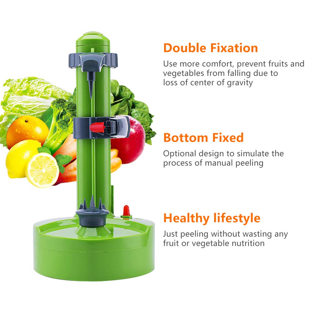 Electric Potato Peeler, Stainless Steel Electric Fruit Peeler