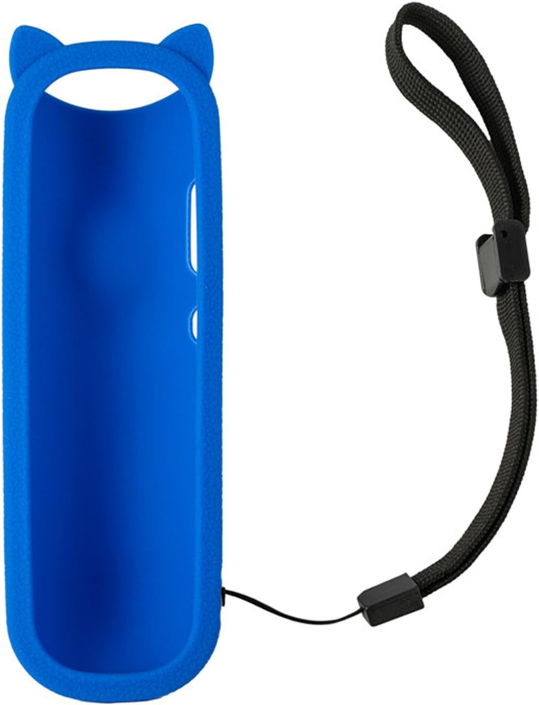 Blue Silicone Protective Soft Case Cover for TCL Roku RC280,Roku 3600R TV Remote Control with Wrist Strap Cat Ear Shape Design Lovely Case only