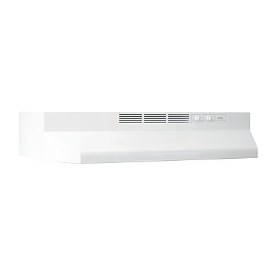 Broan-NuTone 413001 Non-Ducted Range Hood Insert, 30-Inch, White